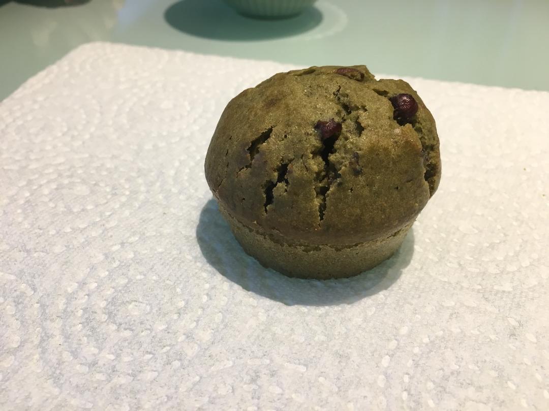 抹茶红豆玛芬