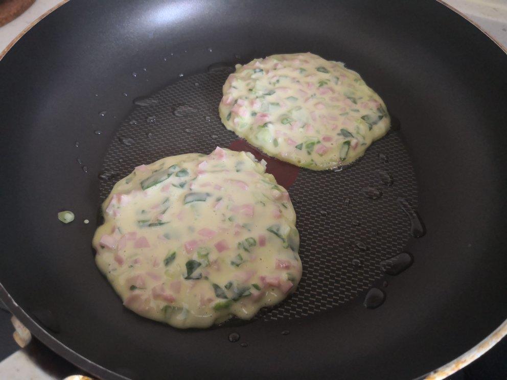 青菜摊饼