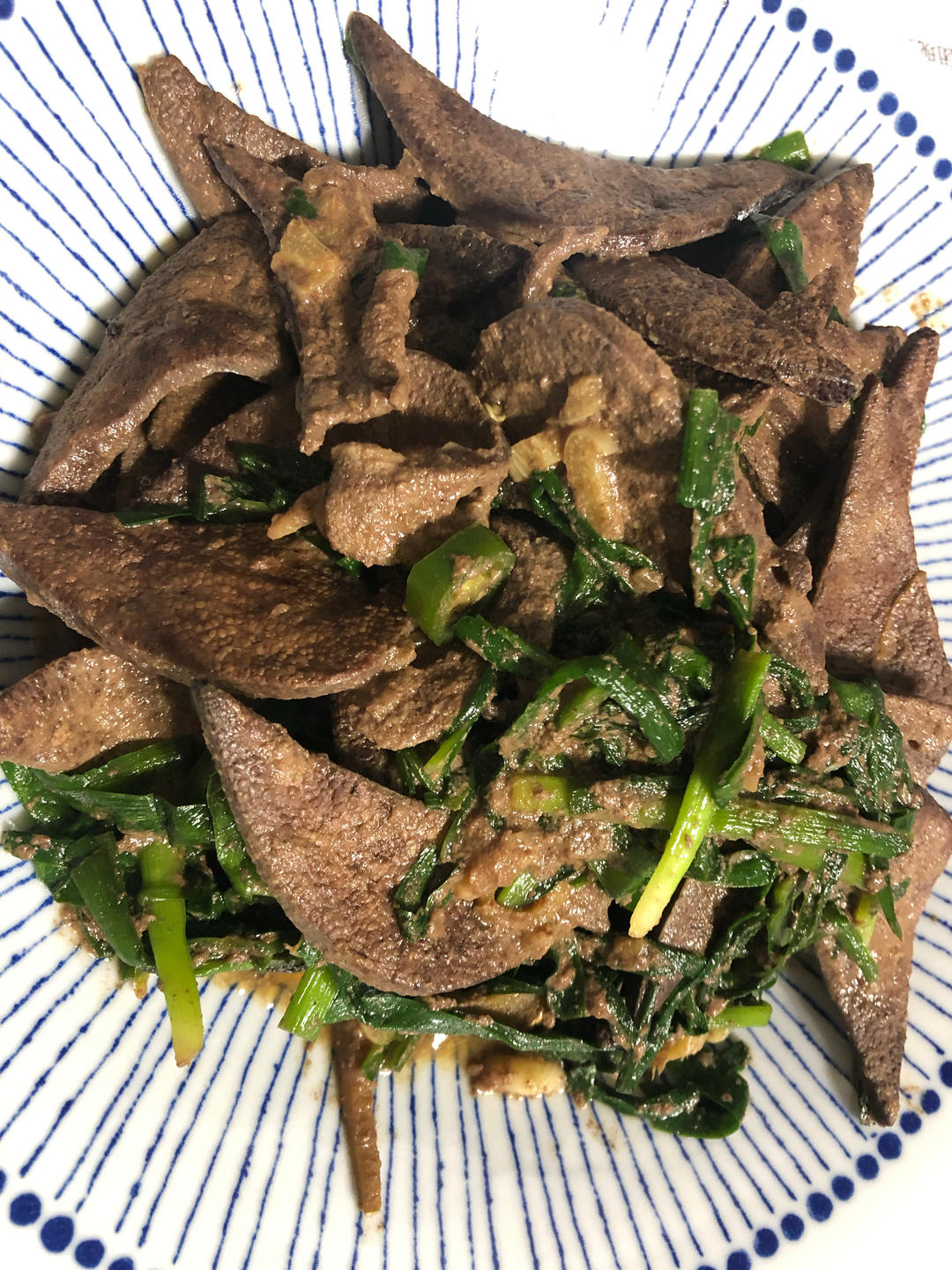 韭菜炒猪肝 下饭菜