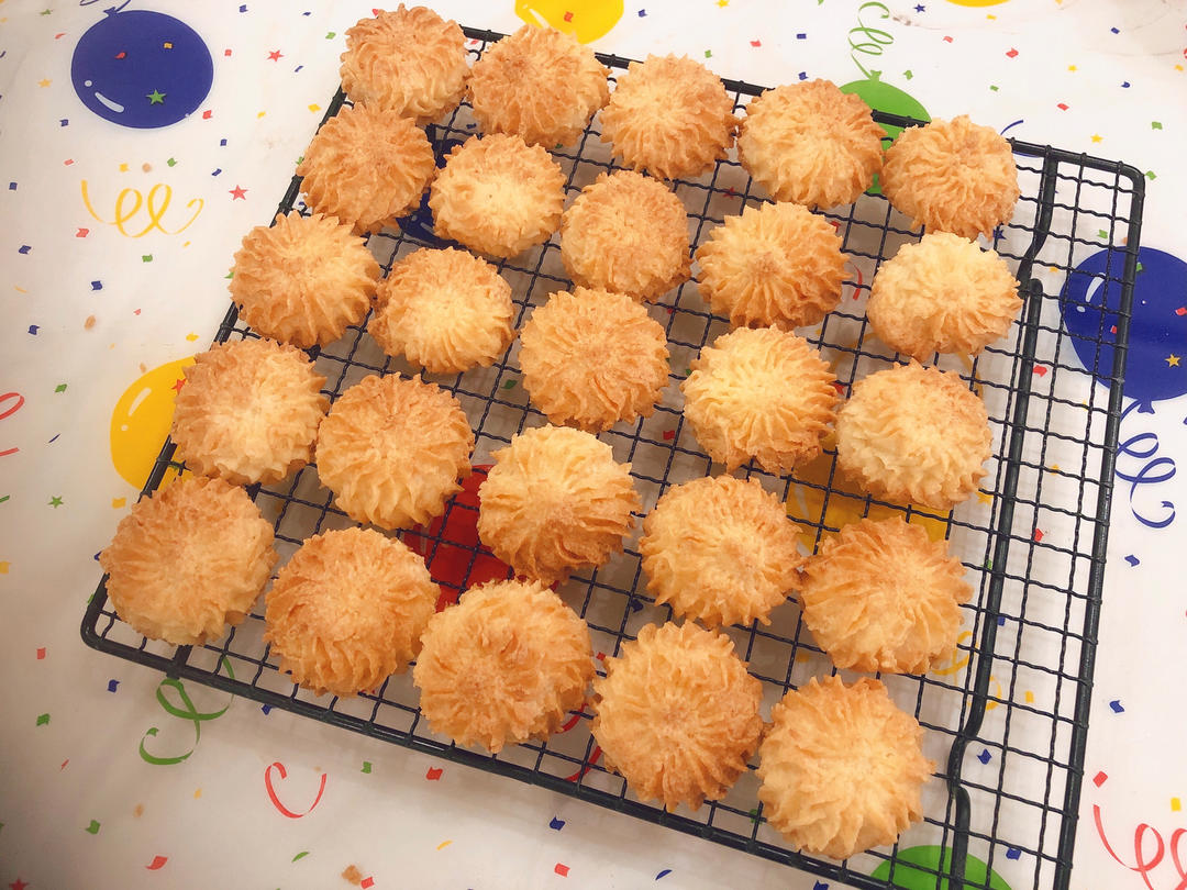 超级酥～椰蓉曲奇饼干（视频菜谱）