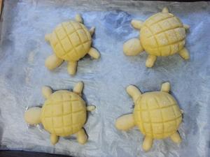 小乌龟菠萝包的做法 步骤7