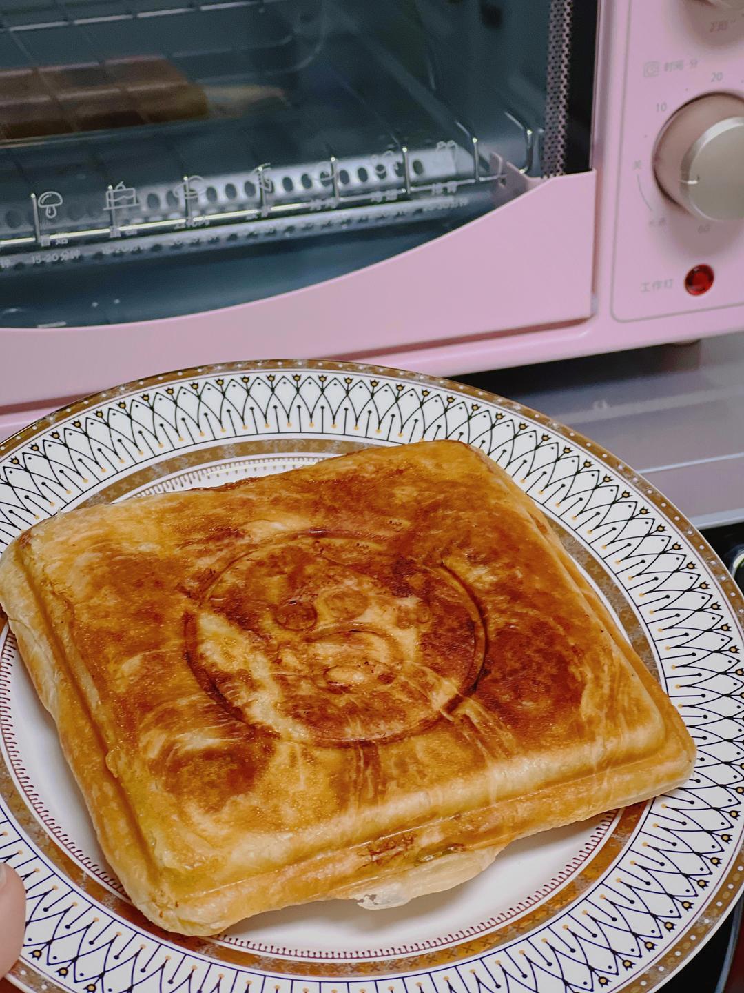 三明治机手抓饼的做法