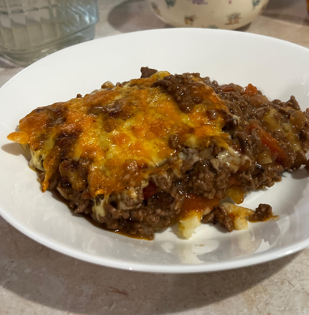 焗肉酱土豆泥