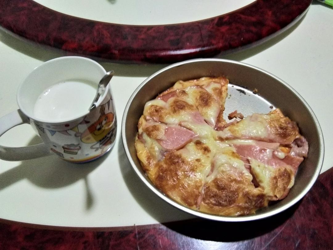 培根火腿披萨