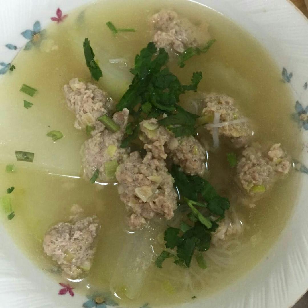 肉丸冬瓜汤