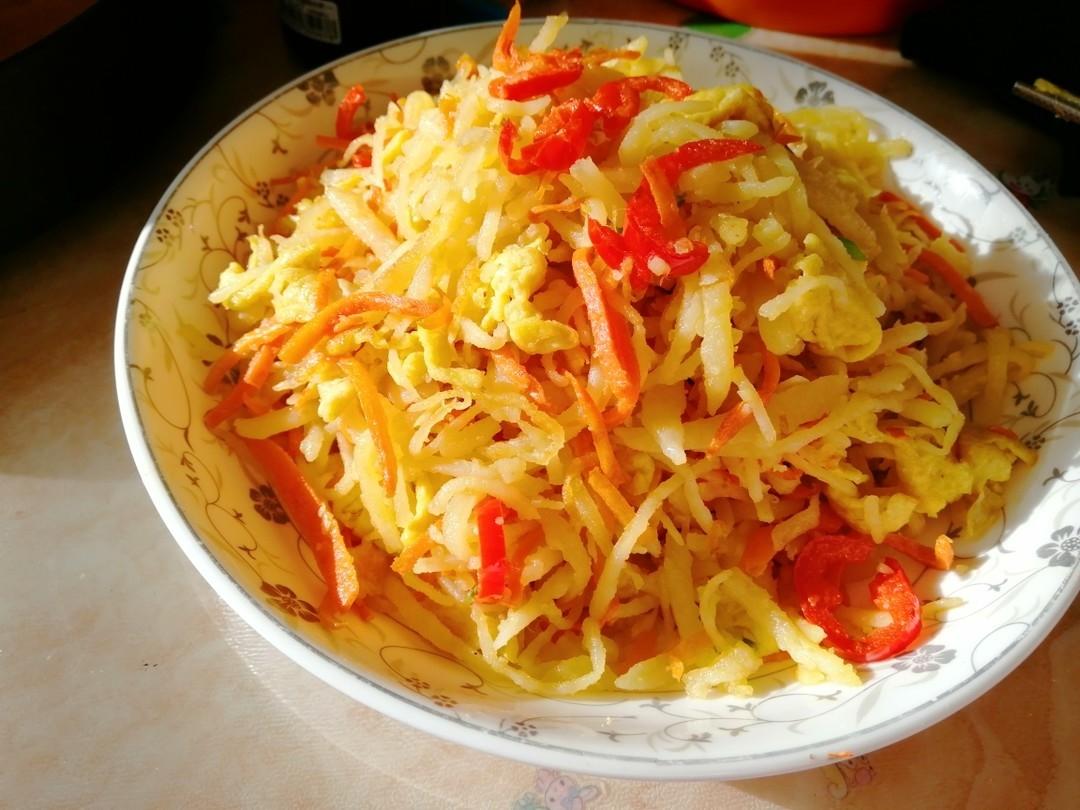 炒蒸土豆丝