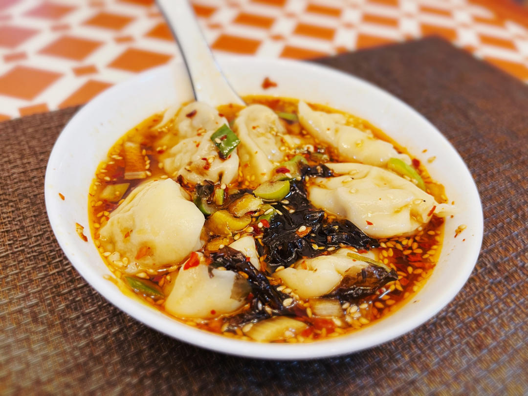 🔥好吃到汤汁都不剩❗️酸汤馄饨❗️