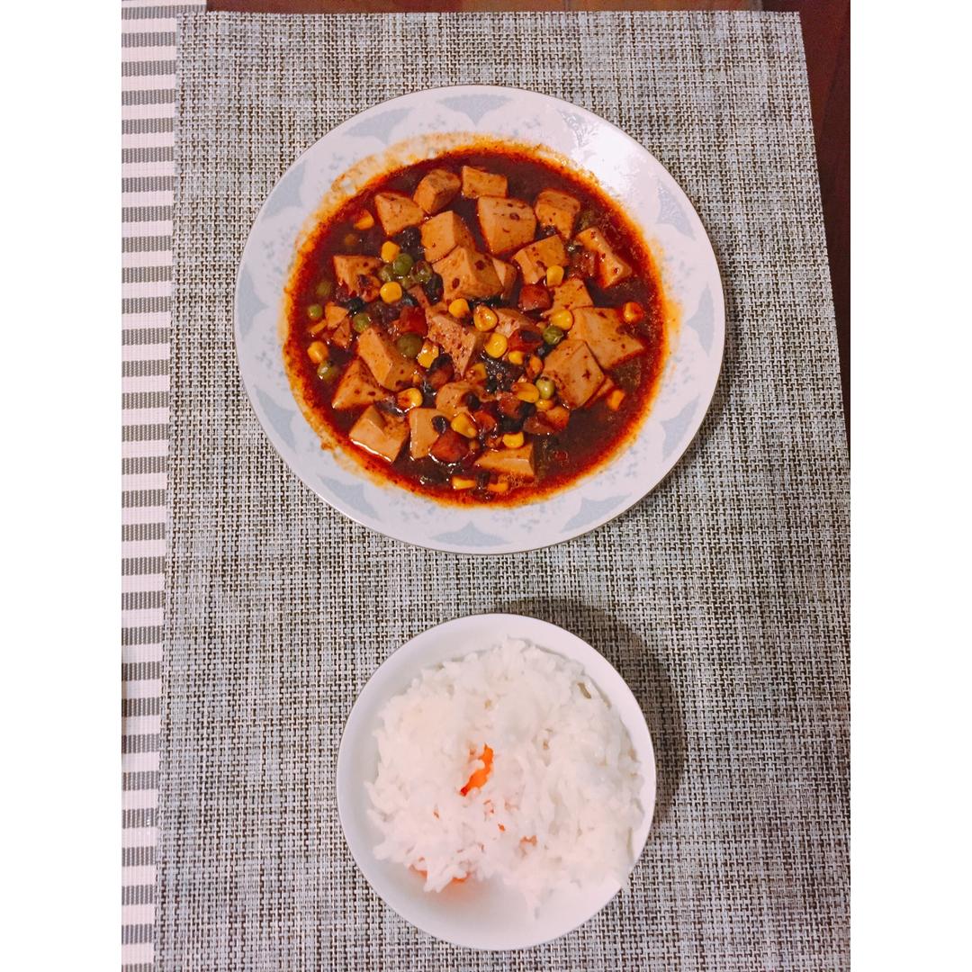 老干妈烧豆腐