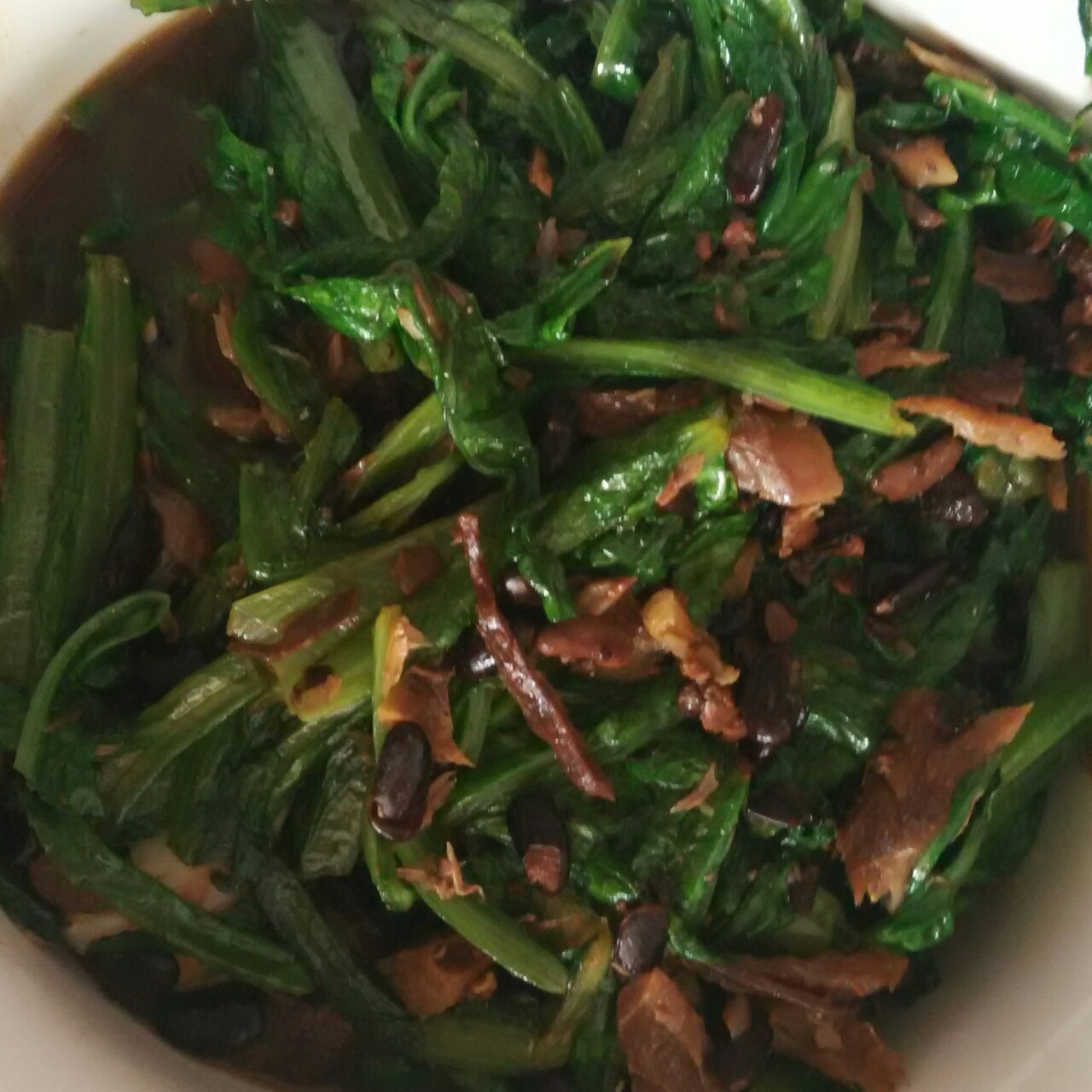 豆豉鲮鱼油麦菜