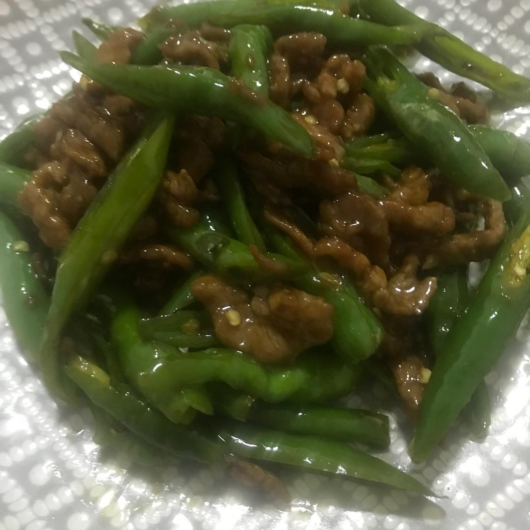 青椒炒牛肉