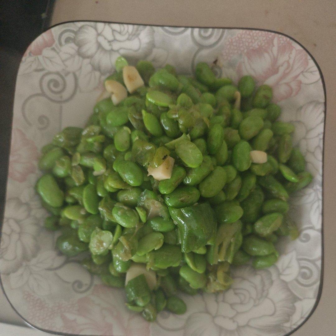 快手素炒毛豆米