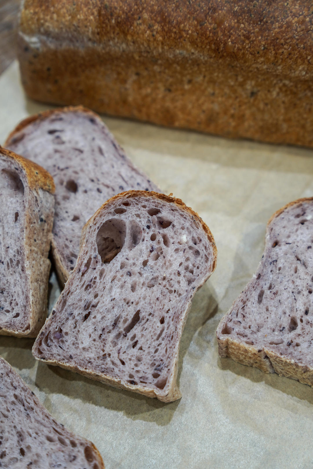 绵软Q弹的天然酵母紫米粥吐司（附商酵版）