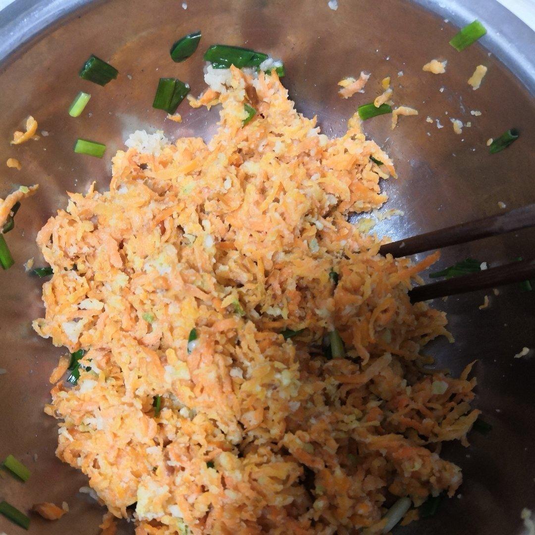 粉蒸胡萝卜丝