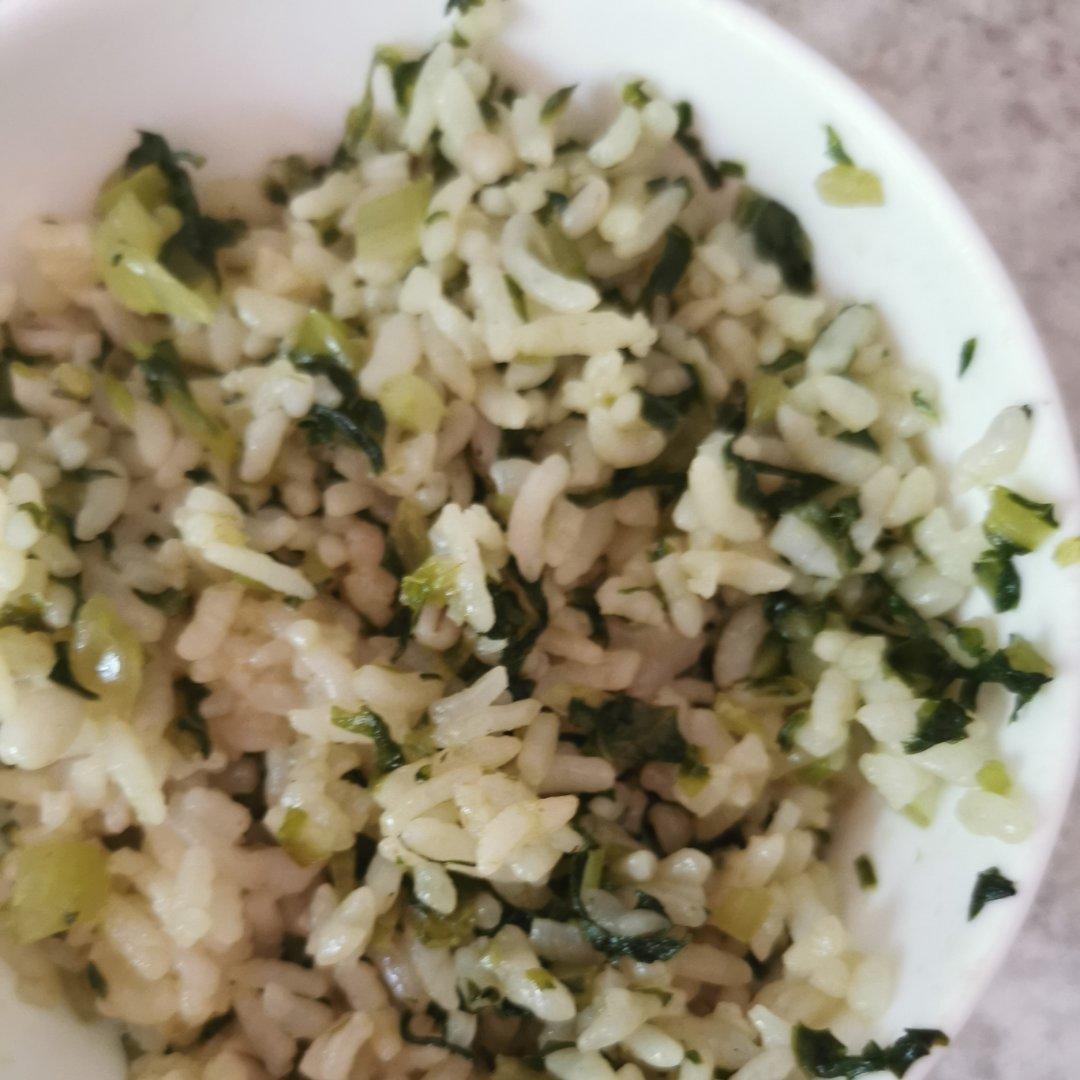 莴笋叶炒饭——小时候的味道