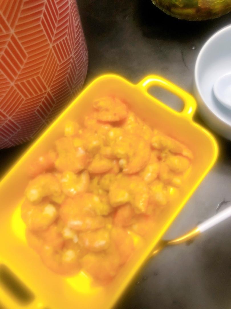 咸蛋黄焗虾