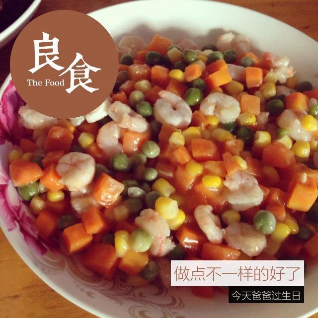 什锦虾仁的做法