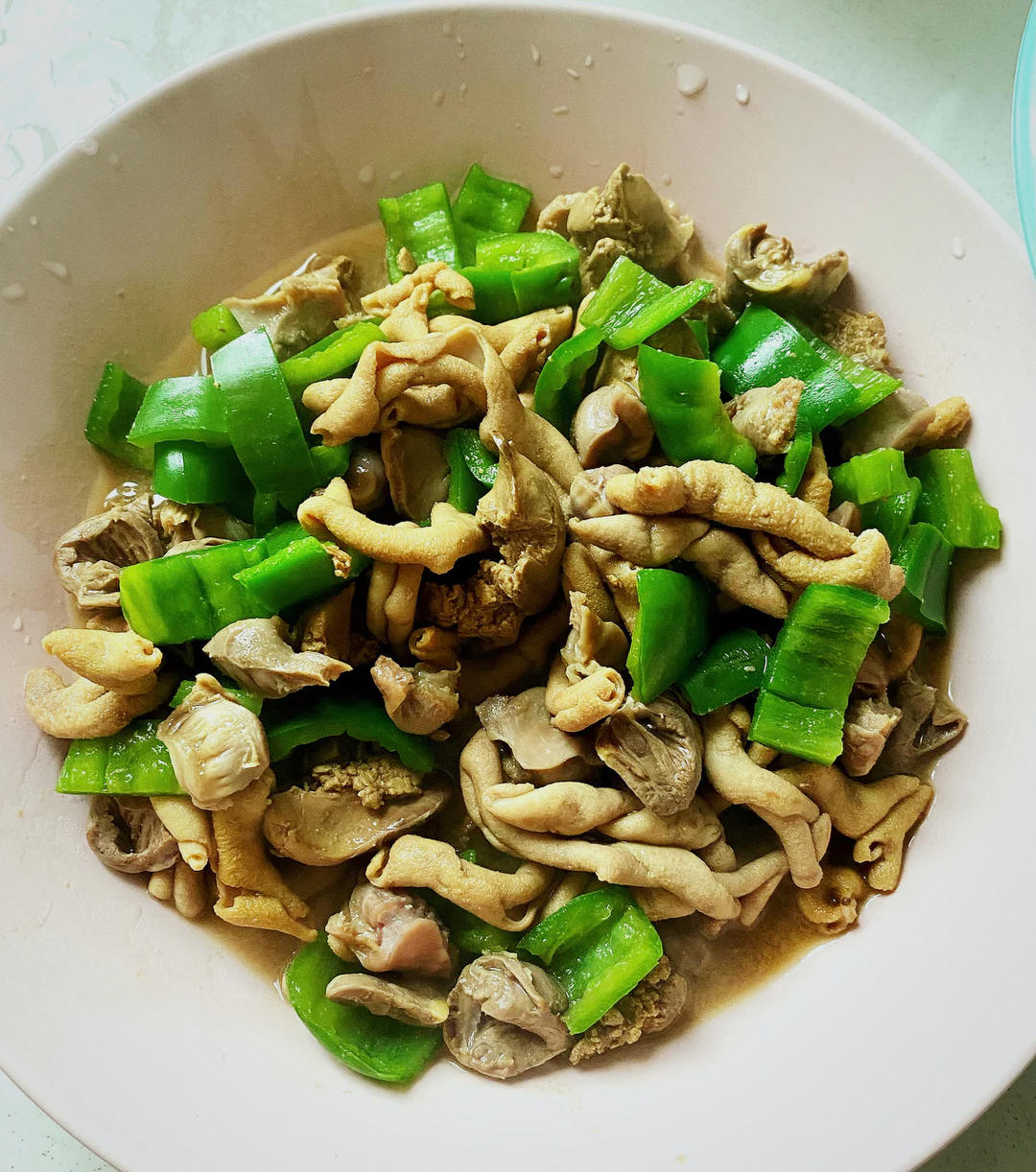 超下饭的青椒炒鸡杂（懒人版）