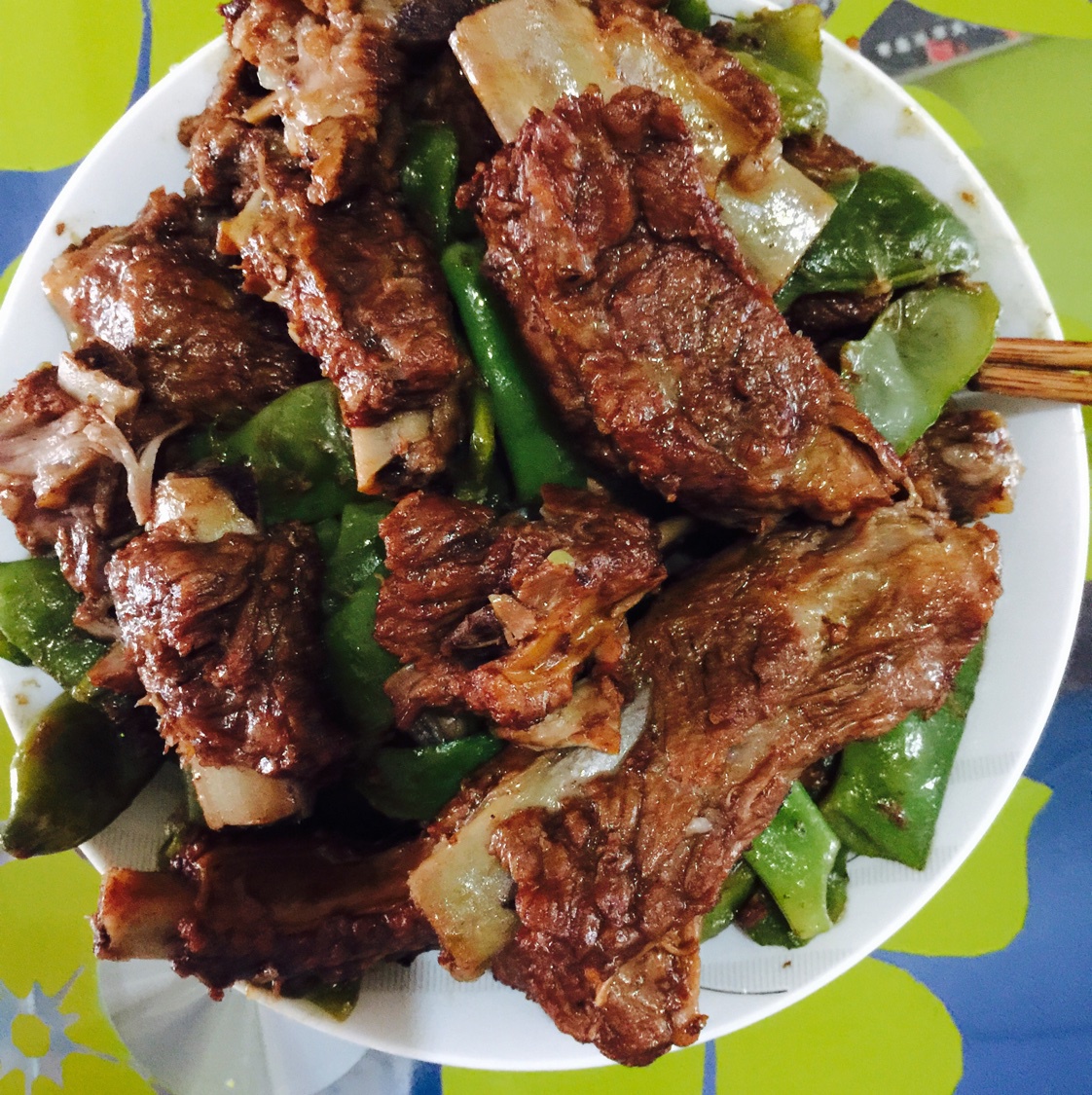 东北排骨炖豆角