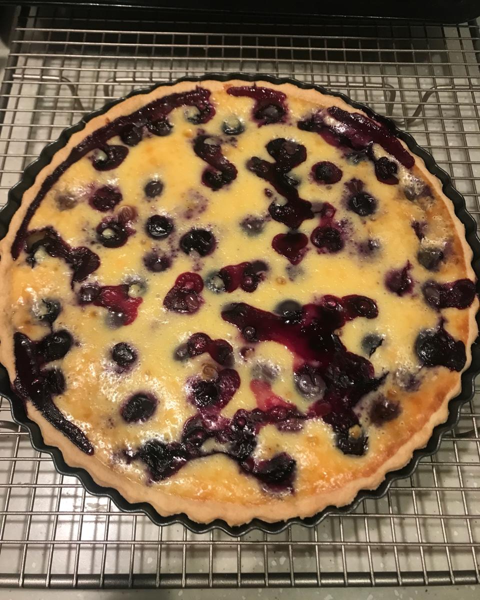 蓝莓乳酪派