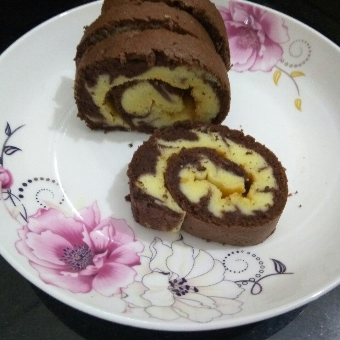 可可旋风蛋糕卷（视频）
