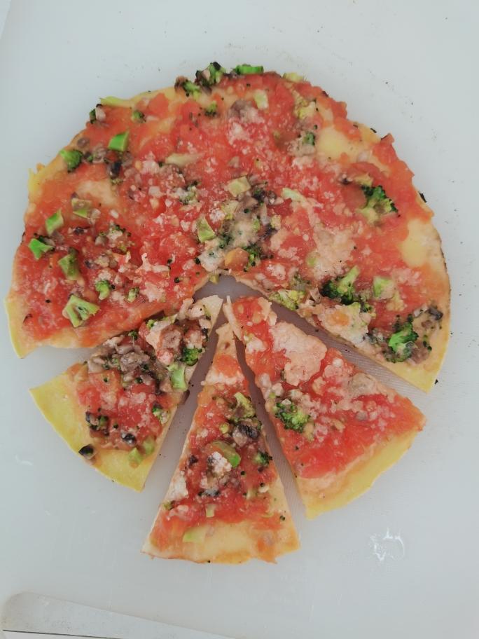 超简单宝宝辅食  简易版“披萨”的做法