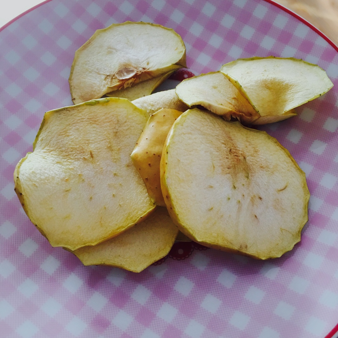 段小白做的苹果干空气炸锅版