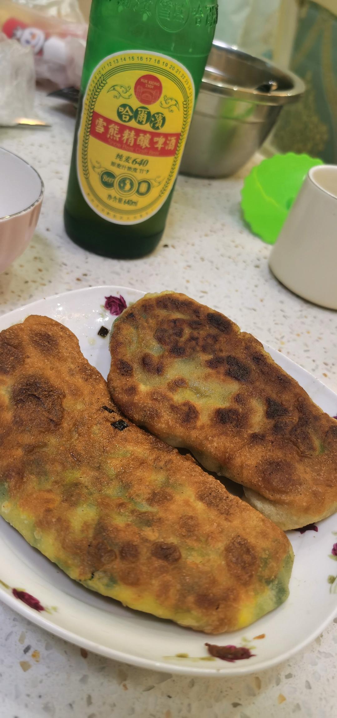 吹弹可破的韭菜盒子