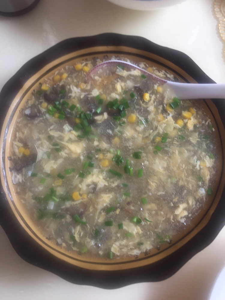 海参玉米粒蛋汤的做法