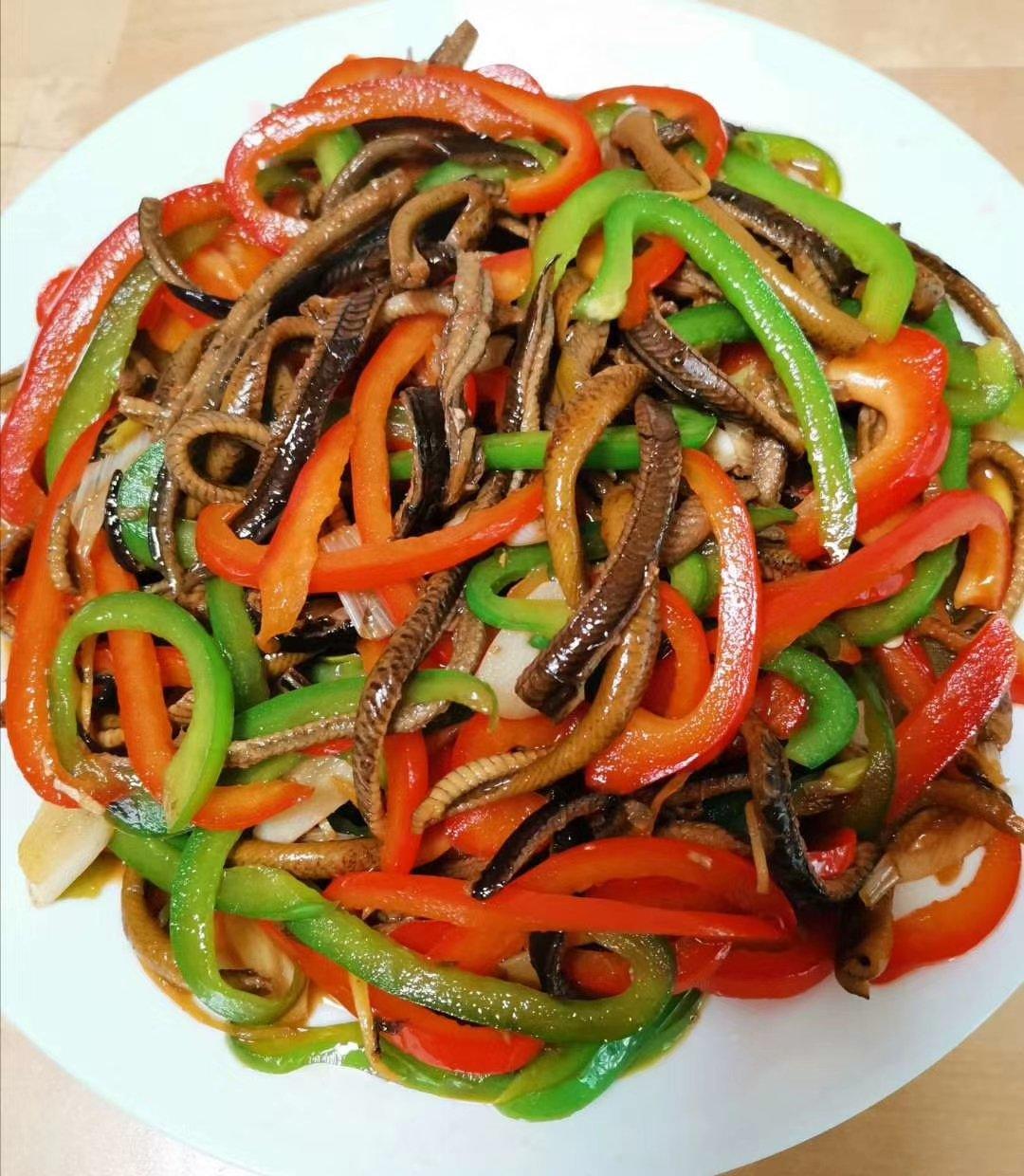 喝茶不为解渴做的清炒鳝丝