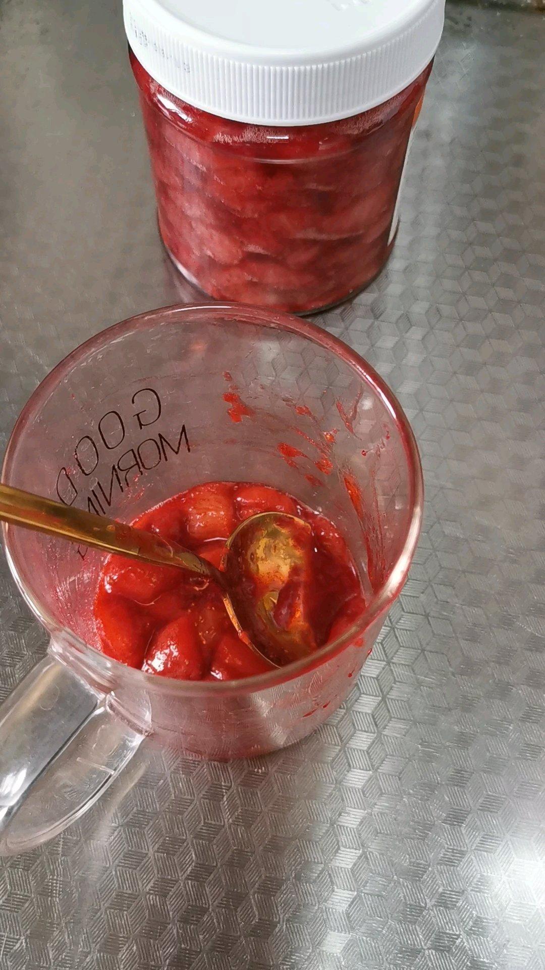自制草莓酱（孩子爱吃的不得了）