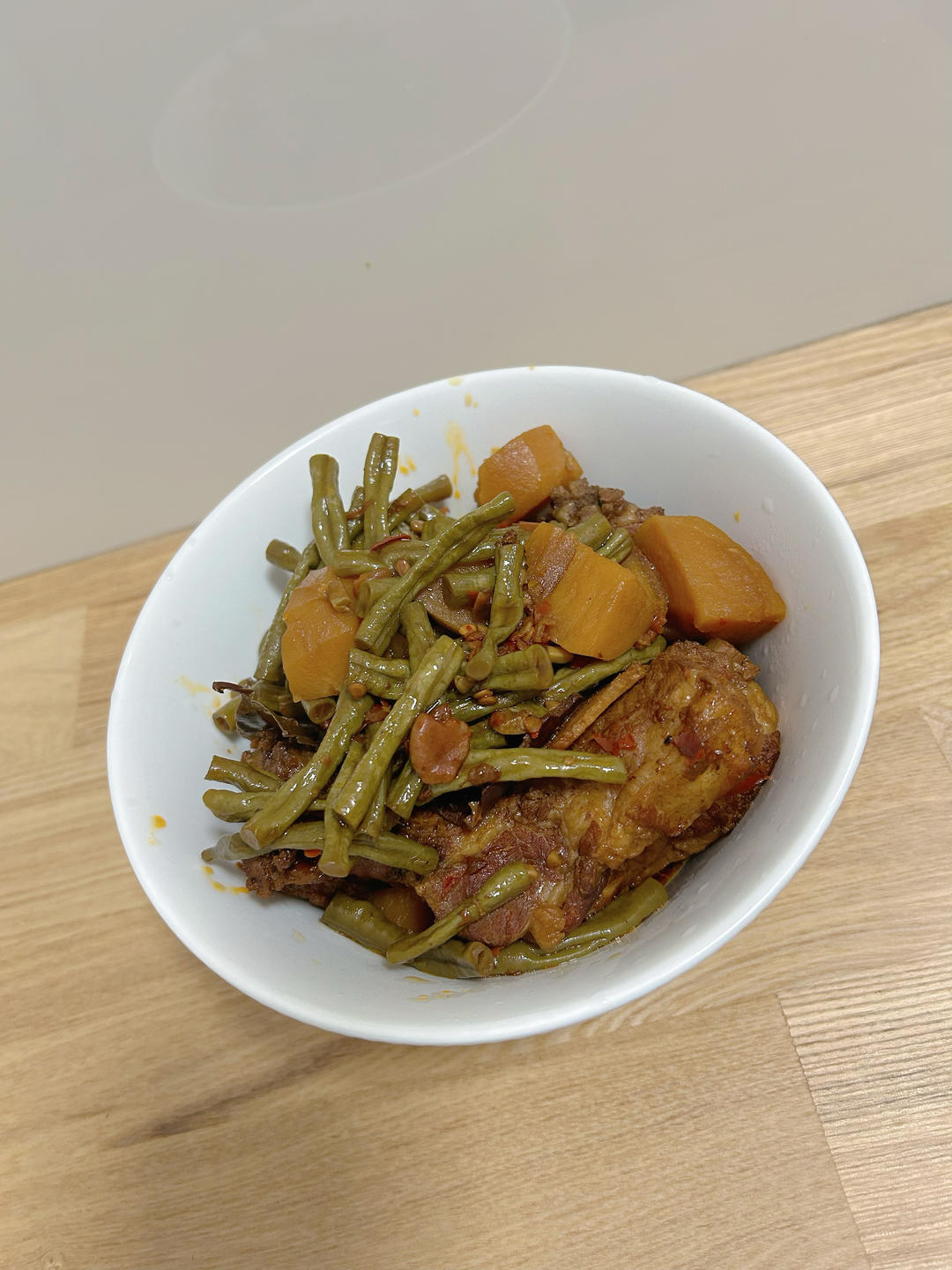 排骨炖豆角，奶奶做了几十年的配方，巨巨巨好吃😋