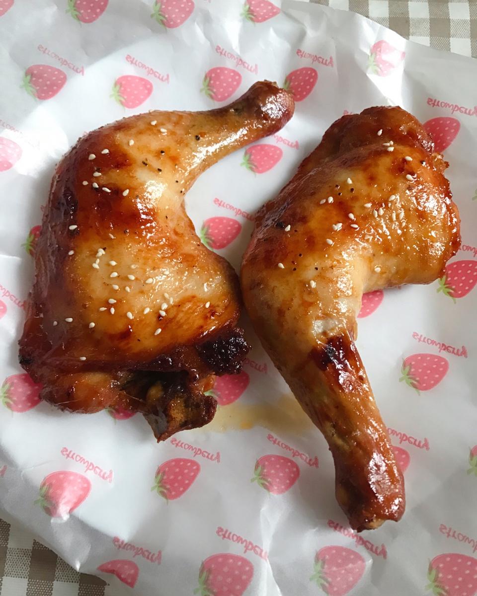 love希宝儿做的小朋友都爱的超级简单的奥尔良烤鸡腿