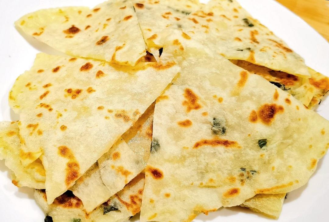 自制葱油饼