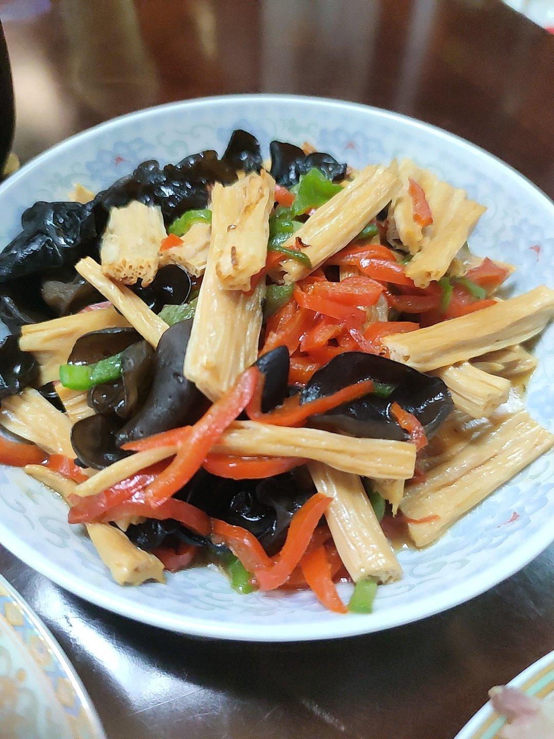 比肉还好吃的烧腐竹