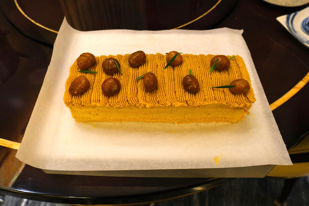 伯爵红茶栗子奶油蛋糕