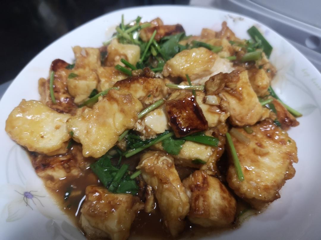 无敌好吃的香煎豆腐