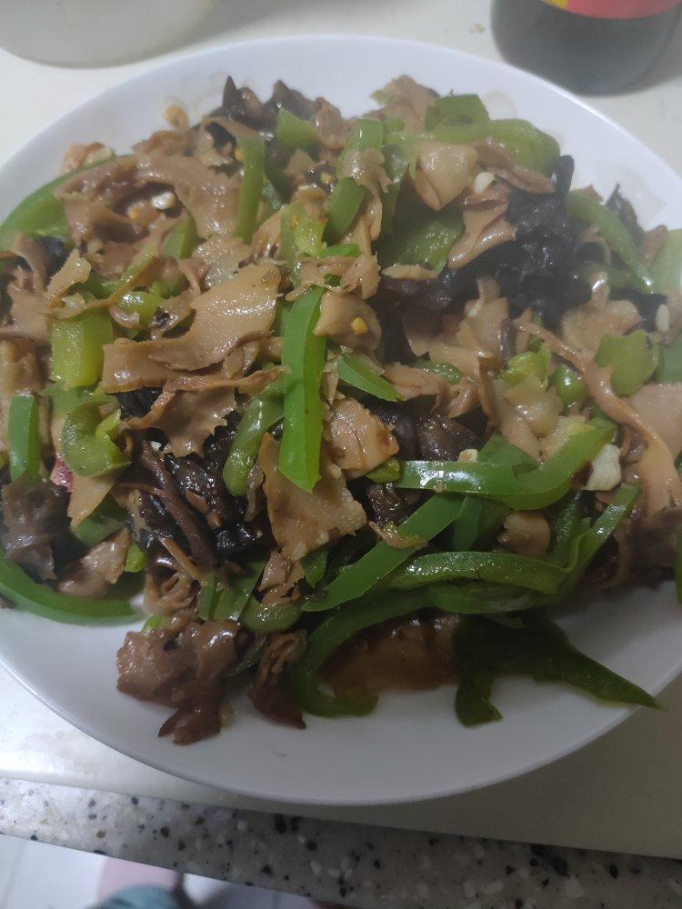 青椒炒笋干
