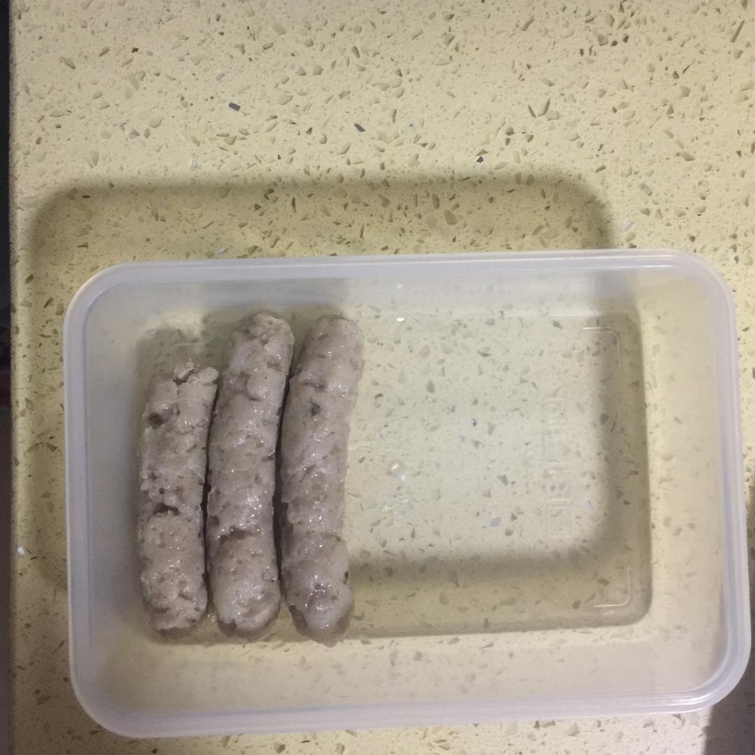 自制脆皮小香肠
