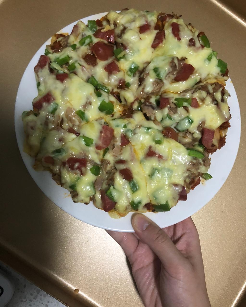 金枪鱼火腿pizza