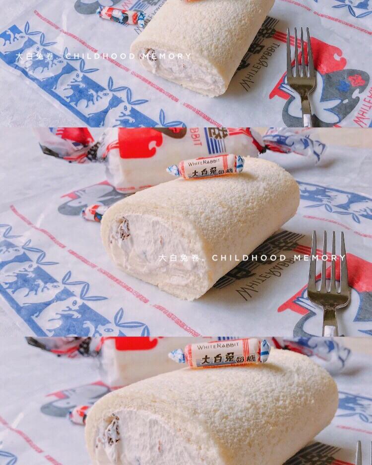 【六一儿童节特辑】| 奶味浓郁网红大白兔奶冻蛋糕卷