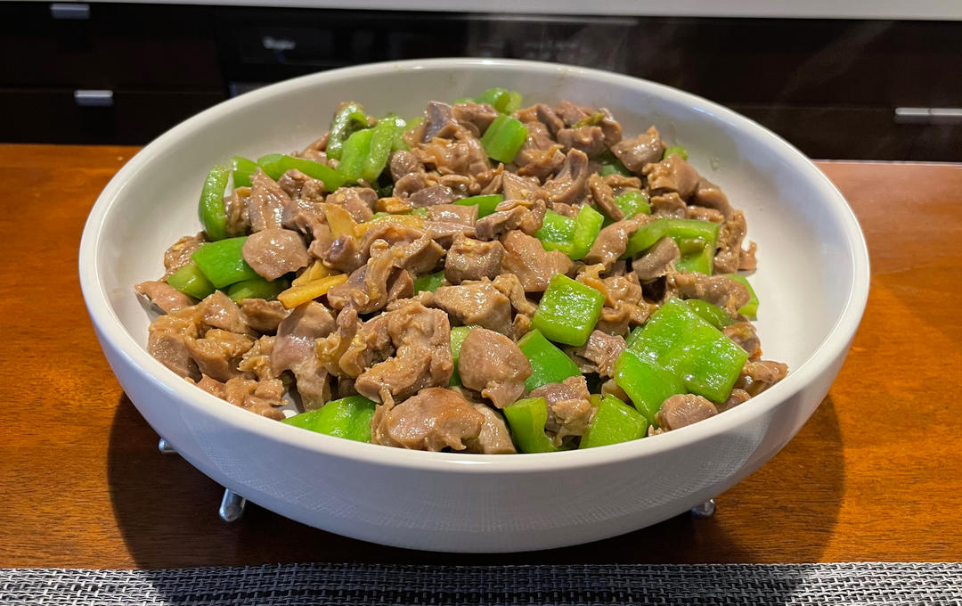 辣炒鸡胗