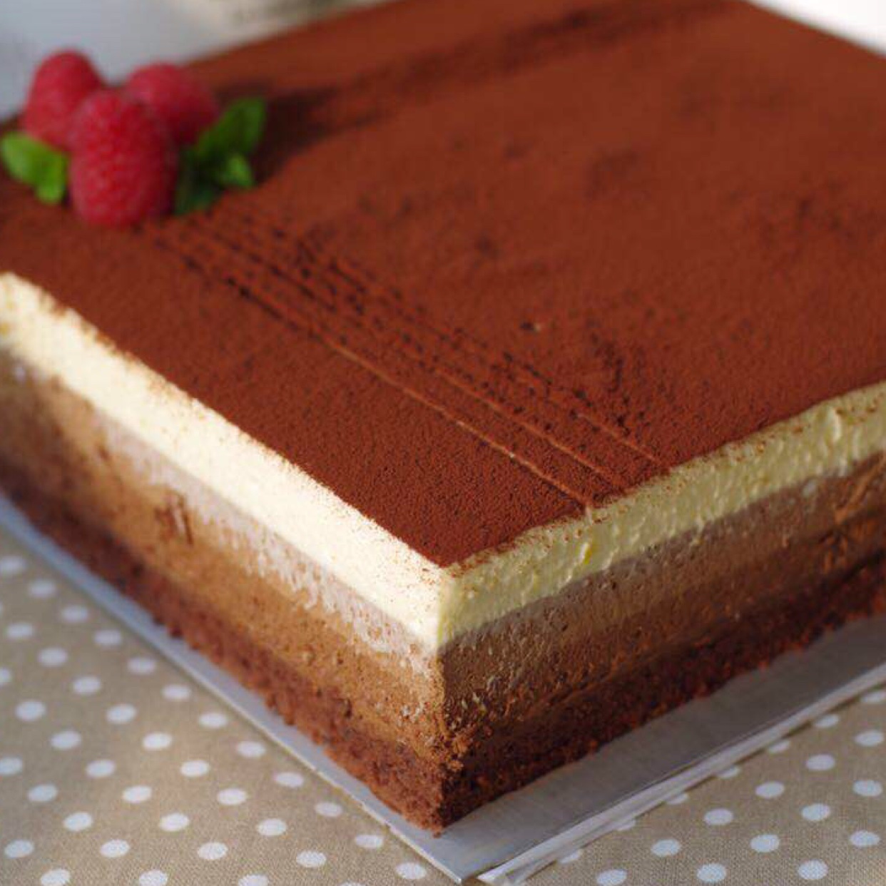 keerkeer_001做的巧克力方形慕斯蛋糕