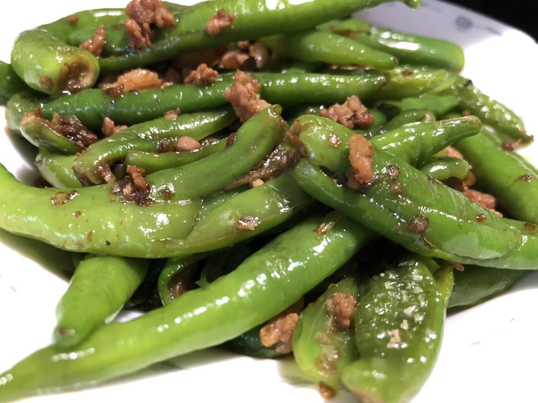 肉末煸辣椒🌶️的做法