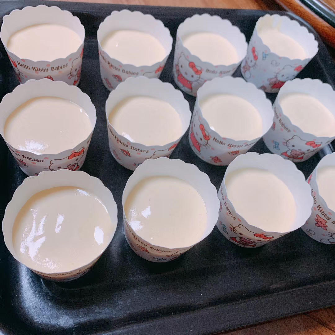 纸杯蛋糕 8寸戚风蛋糕的量