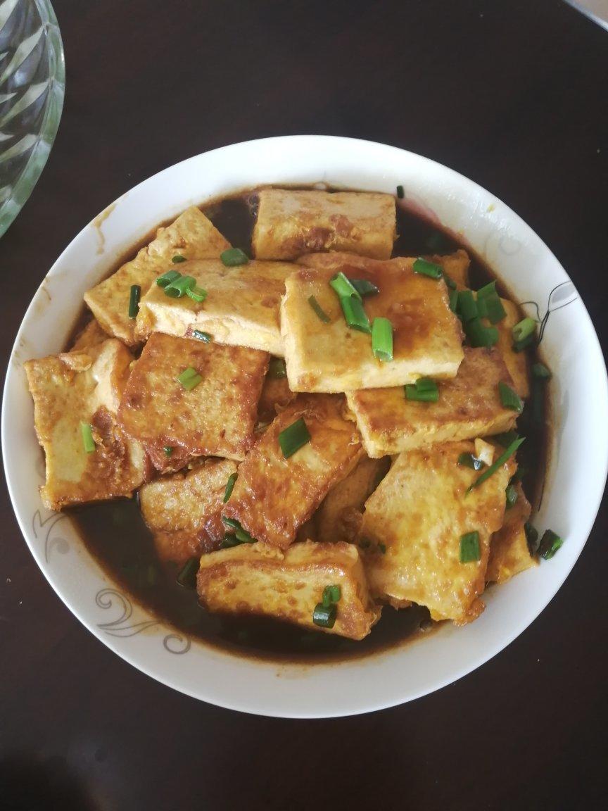 蚝油嫩豆腐