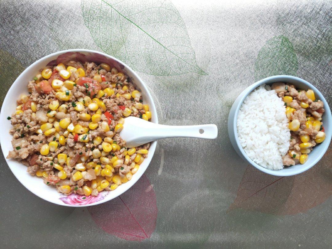 玉米炒肉末【超级下饭的快手家常菜】
