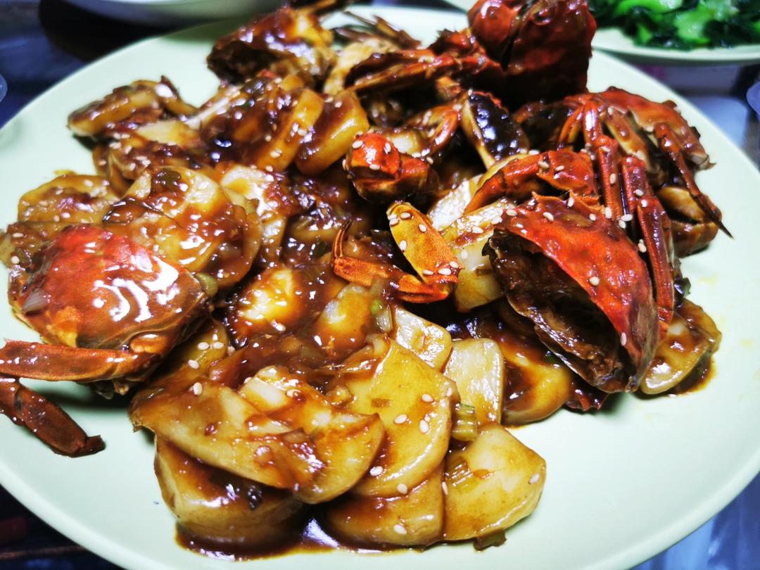 毛蟹炒年糕