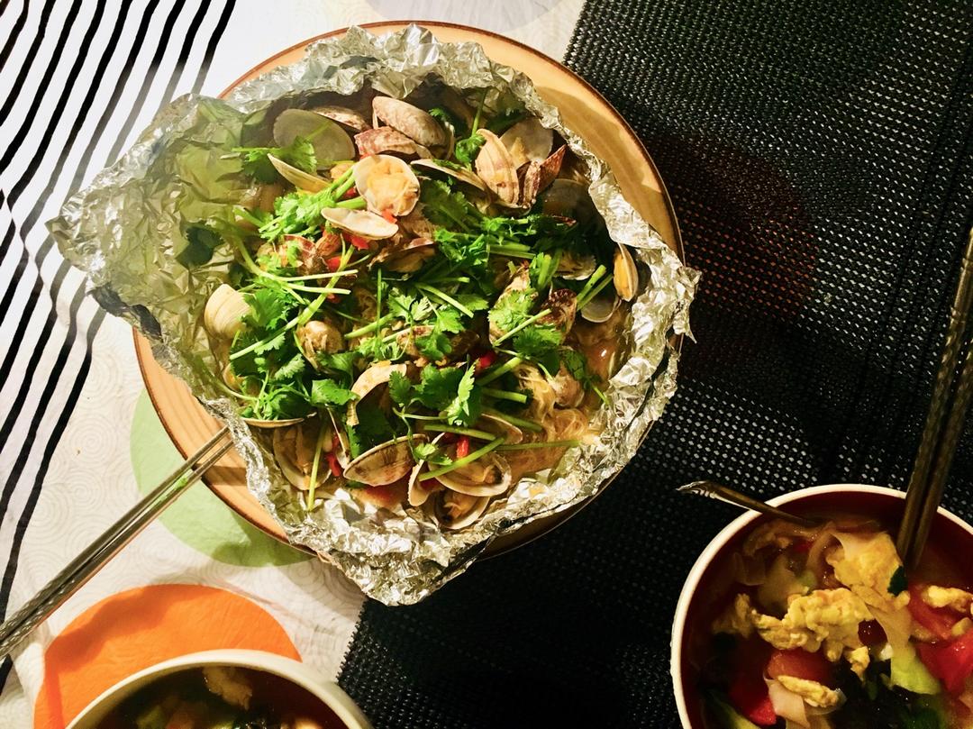锡纸花甲/锡纸蛏子【曼食慢语】