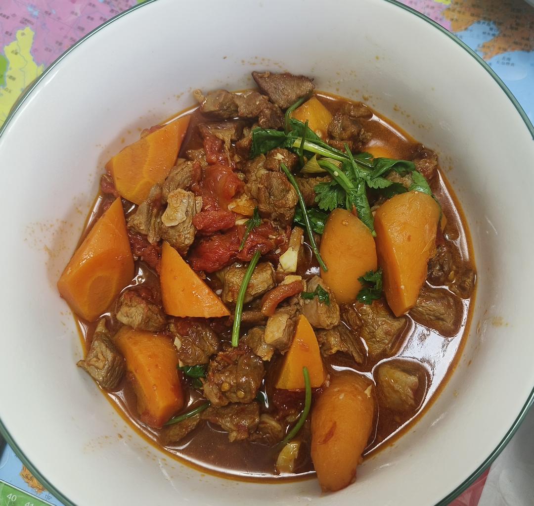 番茄炖牛腩（电压力锅版）