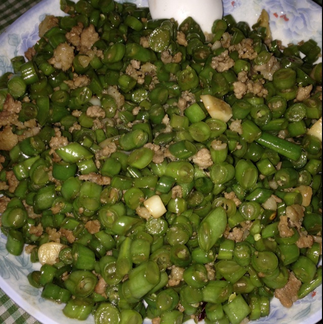 肉末四季豆